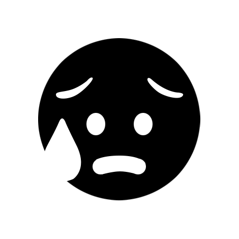 404 Emoji Schwitzen