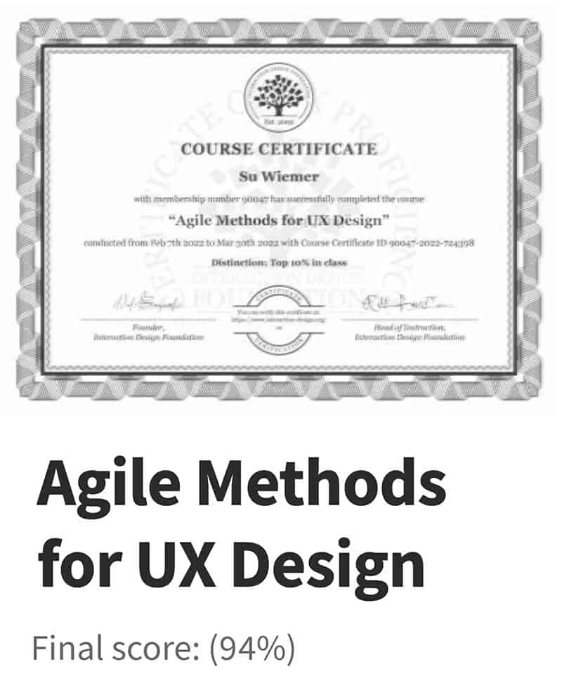 Certificate Design Thinking