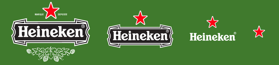 Logo-Varianten Heineken