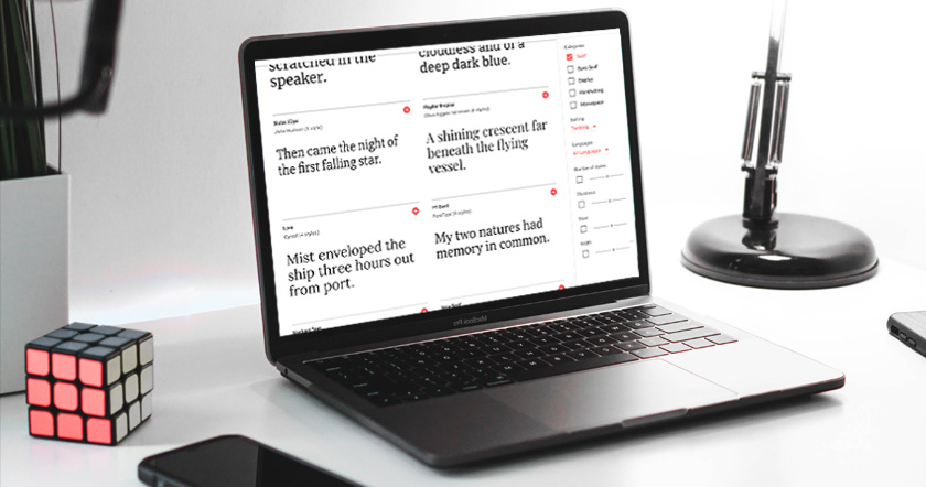 Wie du passende Schriften für deine Website findest
