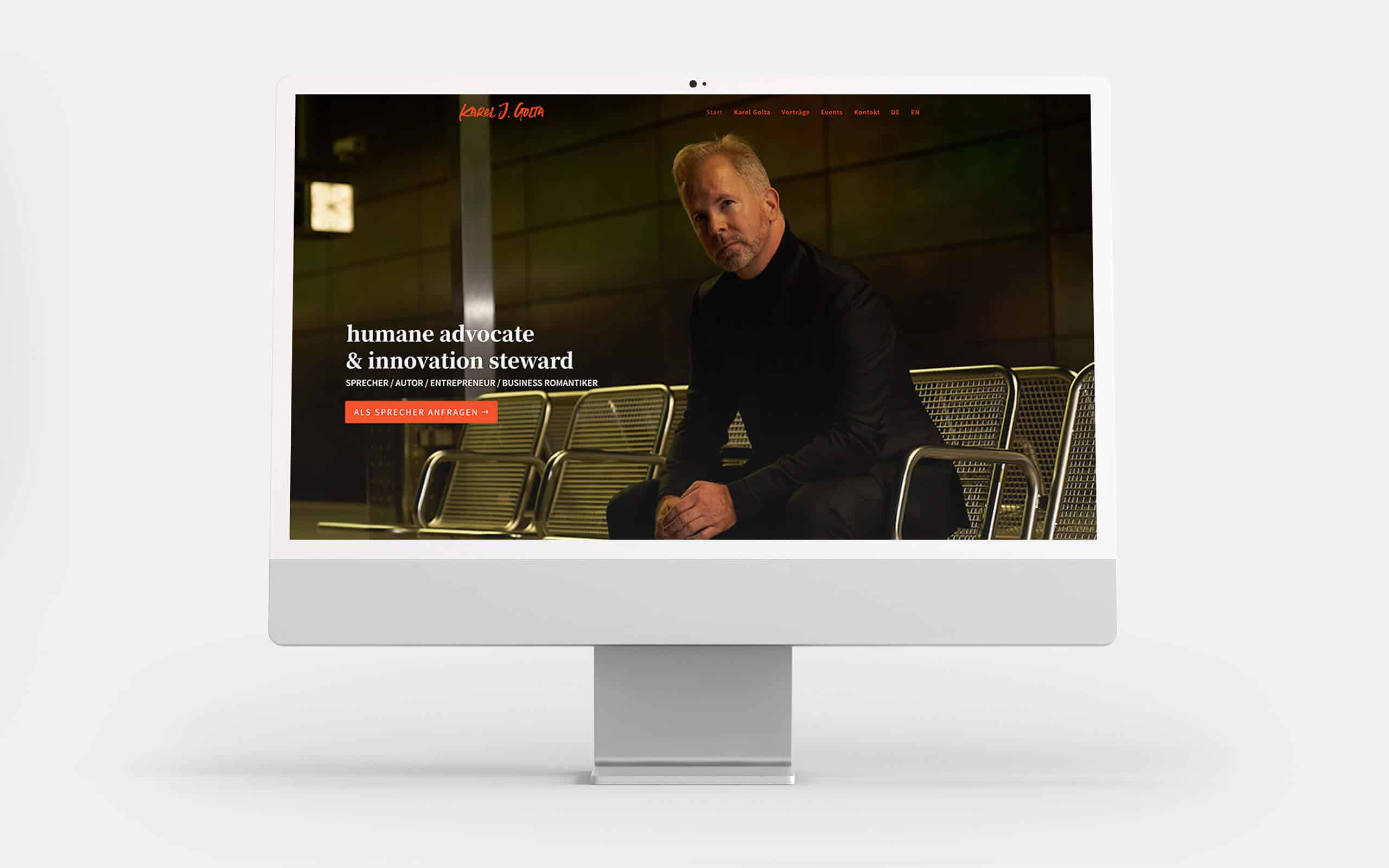 Screenshot Webseite karelgolta.de