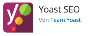 Wordpress-Plugins: Yoast